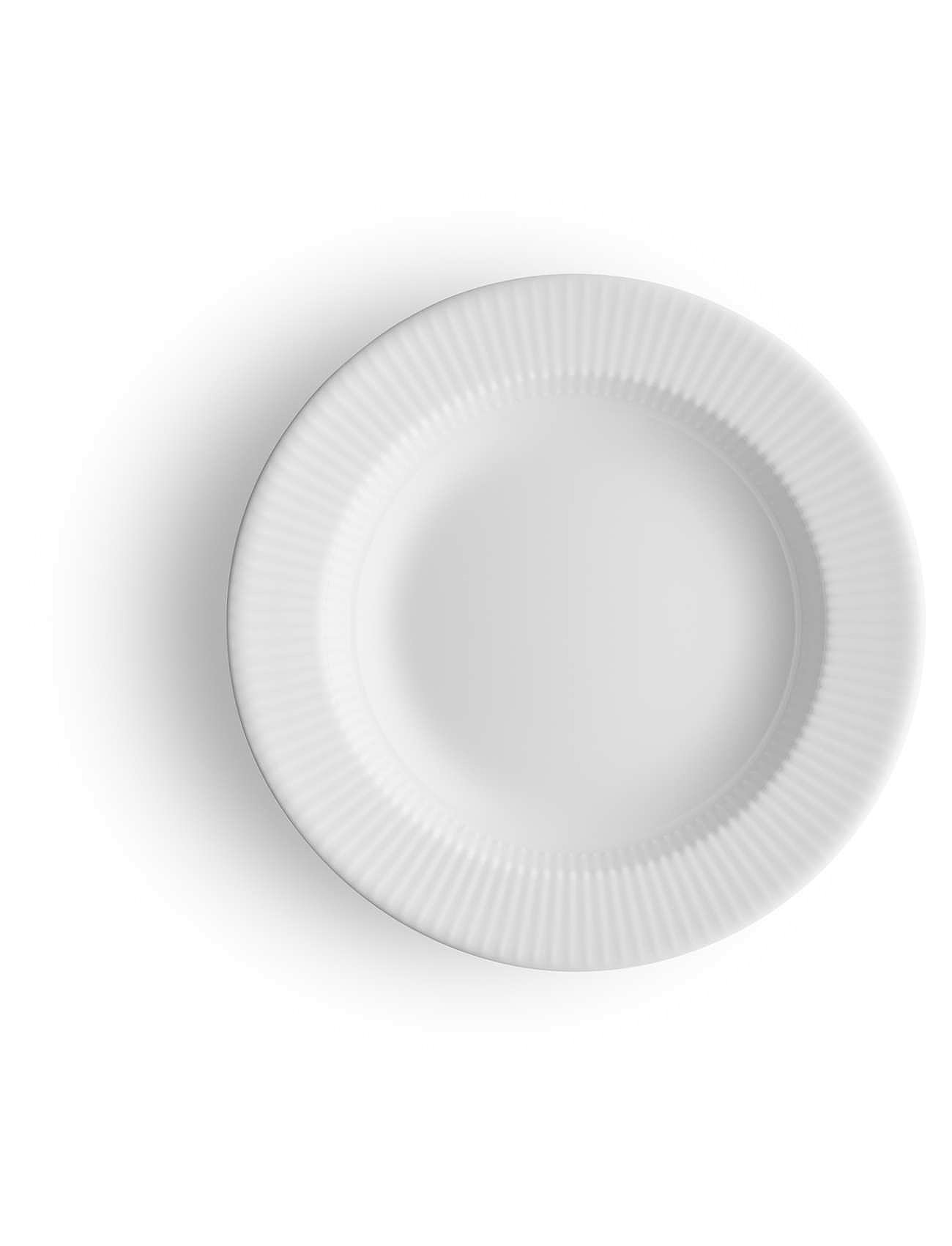 Legio Nova Dyb Tallerken 22 Cm Home Tableware Plates Dinner Plates White Eva Trio