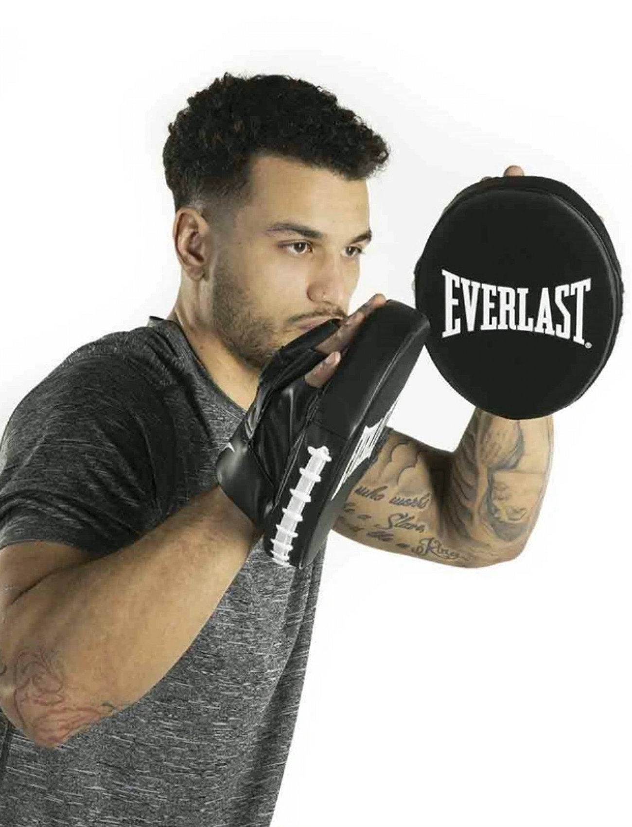 EVERLAST Core Punch Mitts, One Size, Black, Sport Equipment > Boxing Equipment, Dame