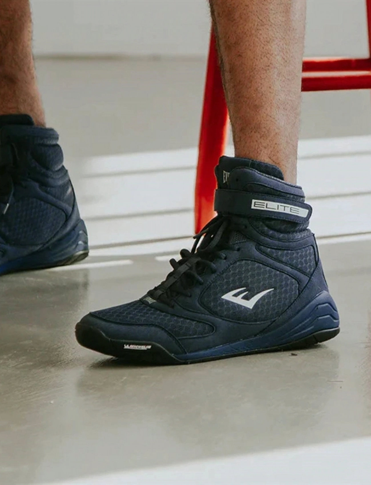 EVERLAST Elite 2 Boxing Sko, 44, Navy, Sport Sko > Sport Training Sko, Herre