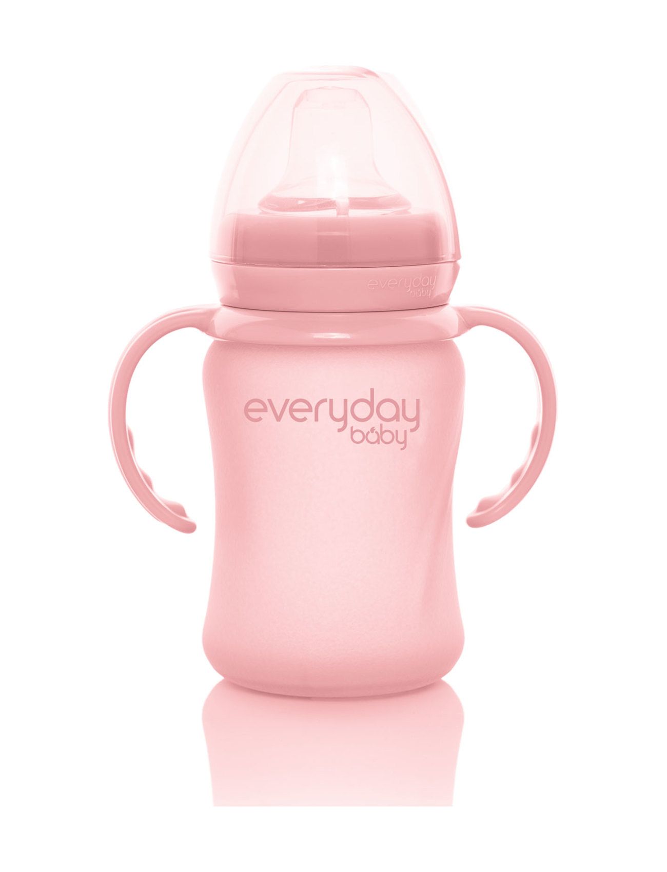 Glass Sippy Cup Healthy + Rose Pink Pink Everyday Baby