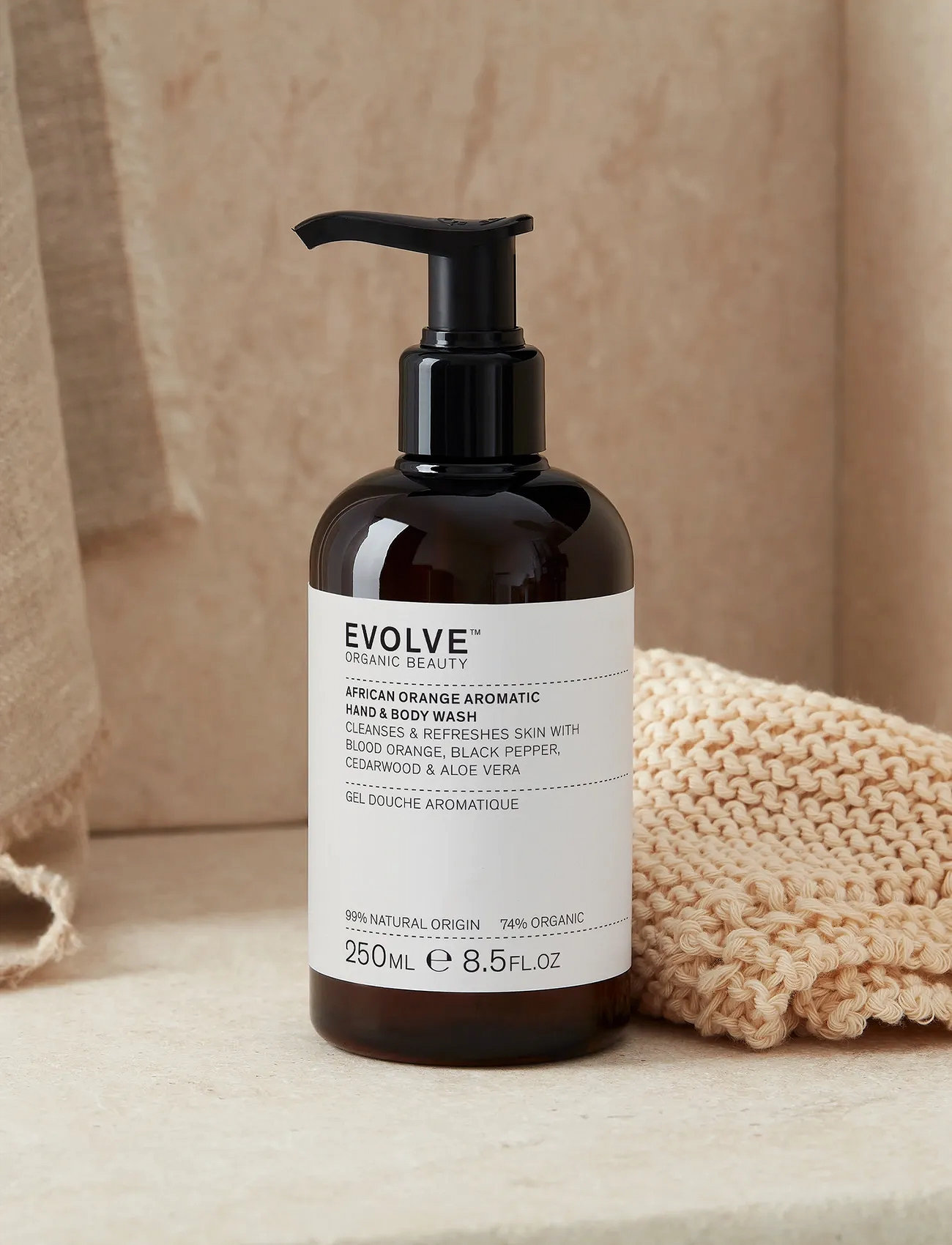 Evolve Organic Beauty Evolve Organic Beauty African Orange Aromatic Hand & Body Wash 250 ml, 250 ml, Nude, Krop > Bad Og Brusebad, Dame