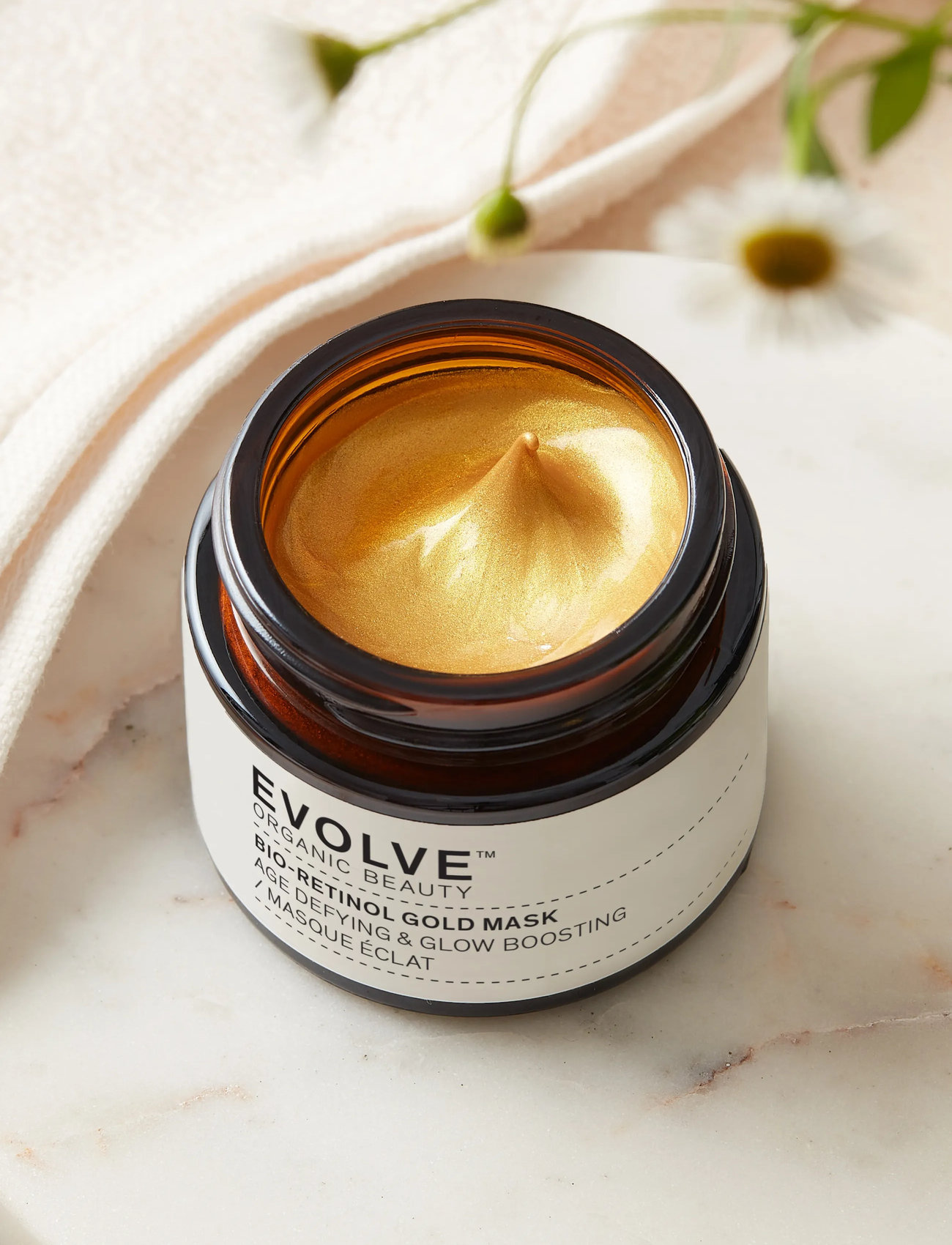 Evolve Organic Beauty Evolve Organic Beauty Bio-Retinol Gold Face Mask 60 ml, 60 ml, Gold, Ansigtsmasker > Anti-Age Masker, Dame
