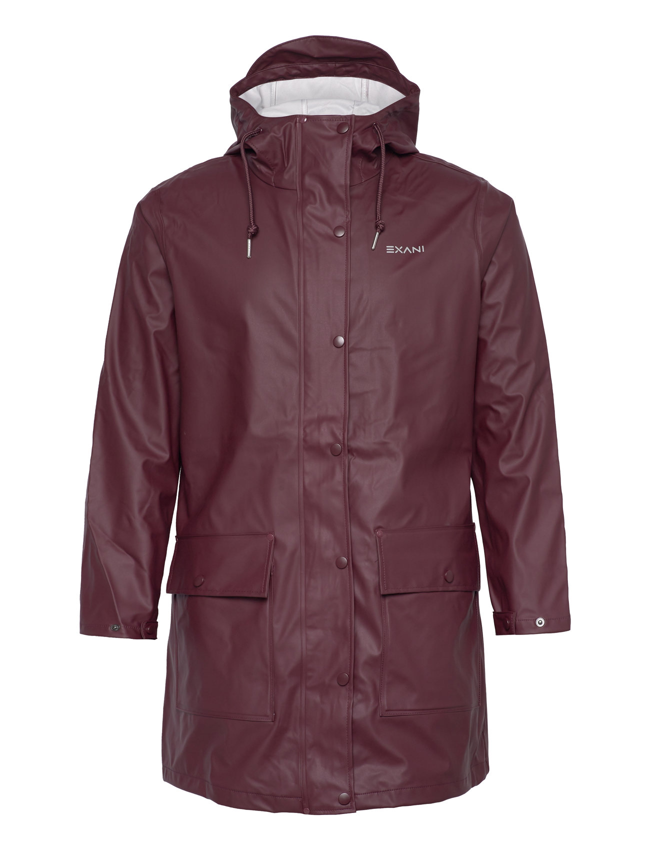 Rain Coat W Burgundy Exani