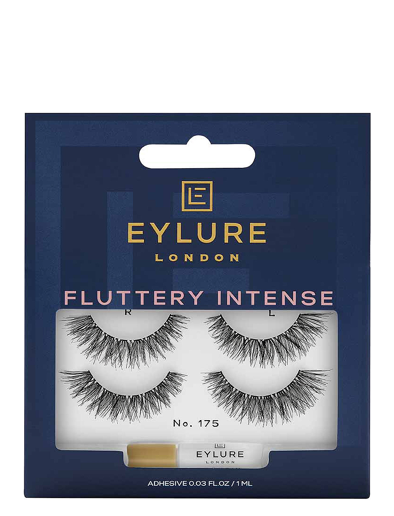 Eylure Eylure False Lashes Fluttery Intense 175 Twin Pack, 1 PAIR, Black, Øjne > Vipper, Dame