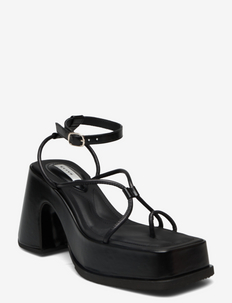 Olympia Black - sandaler med hæl - black