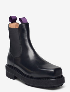 Ortega Leather Black - boots - black