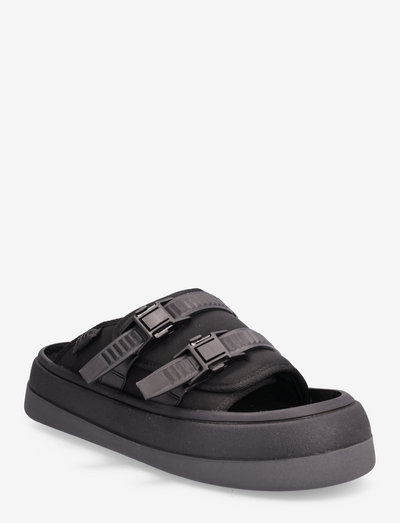 Capri Neoprene Black - platta sandaler - black
