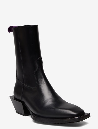 Luciano Black - heeled ankle boots - black