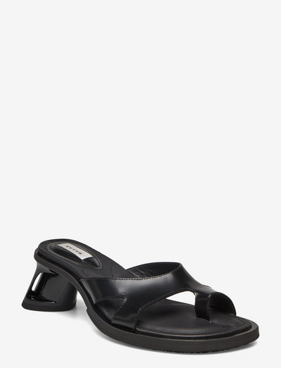 Ava Black - sandaler med hæl - black