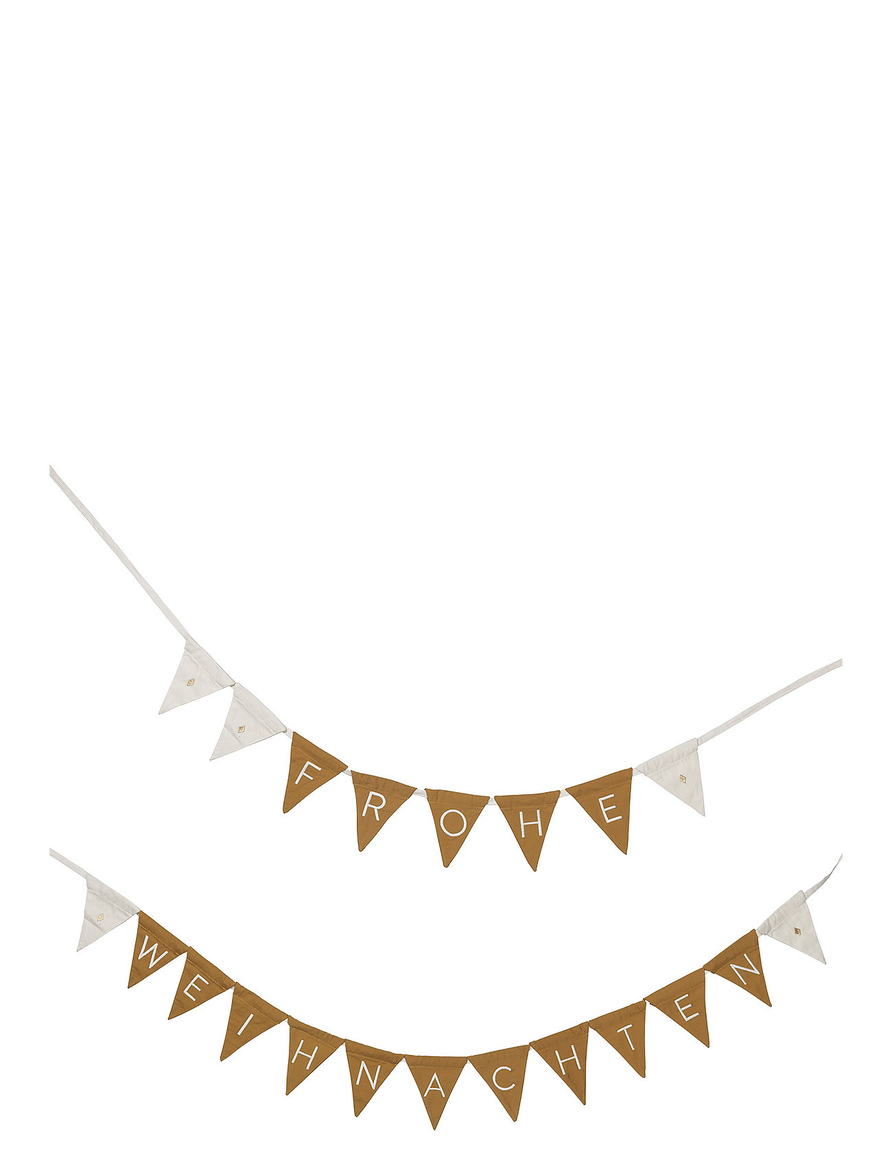 FABELAB Garland - Christmas German Braun - 12CM/GERMAN - Unisex