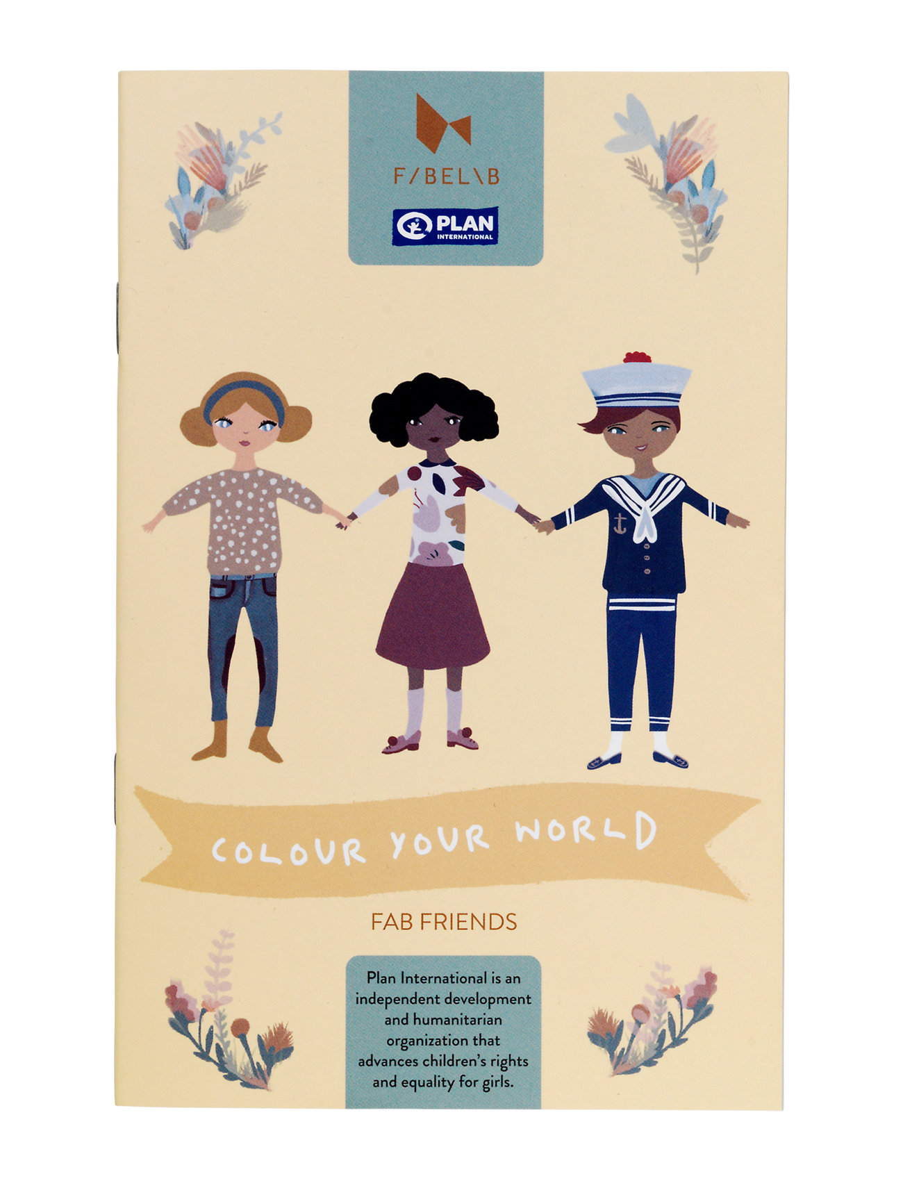 Colouring Book - Colour Your World Toys Creativity Drawing & Crafts Drawing Coloring & Craft Books Multi/patterned Fabelab