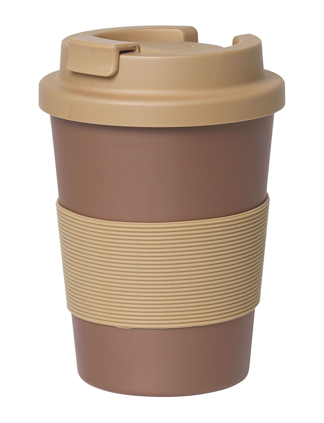 To-Go Coffee Cup - Clay/ Caramel - Pla Home Tableware Cups & Mugs Thermal Cups Purple Fabelab