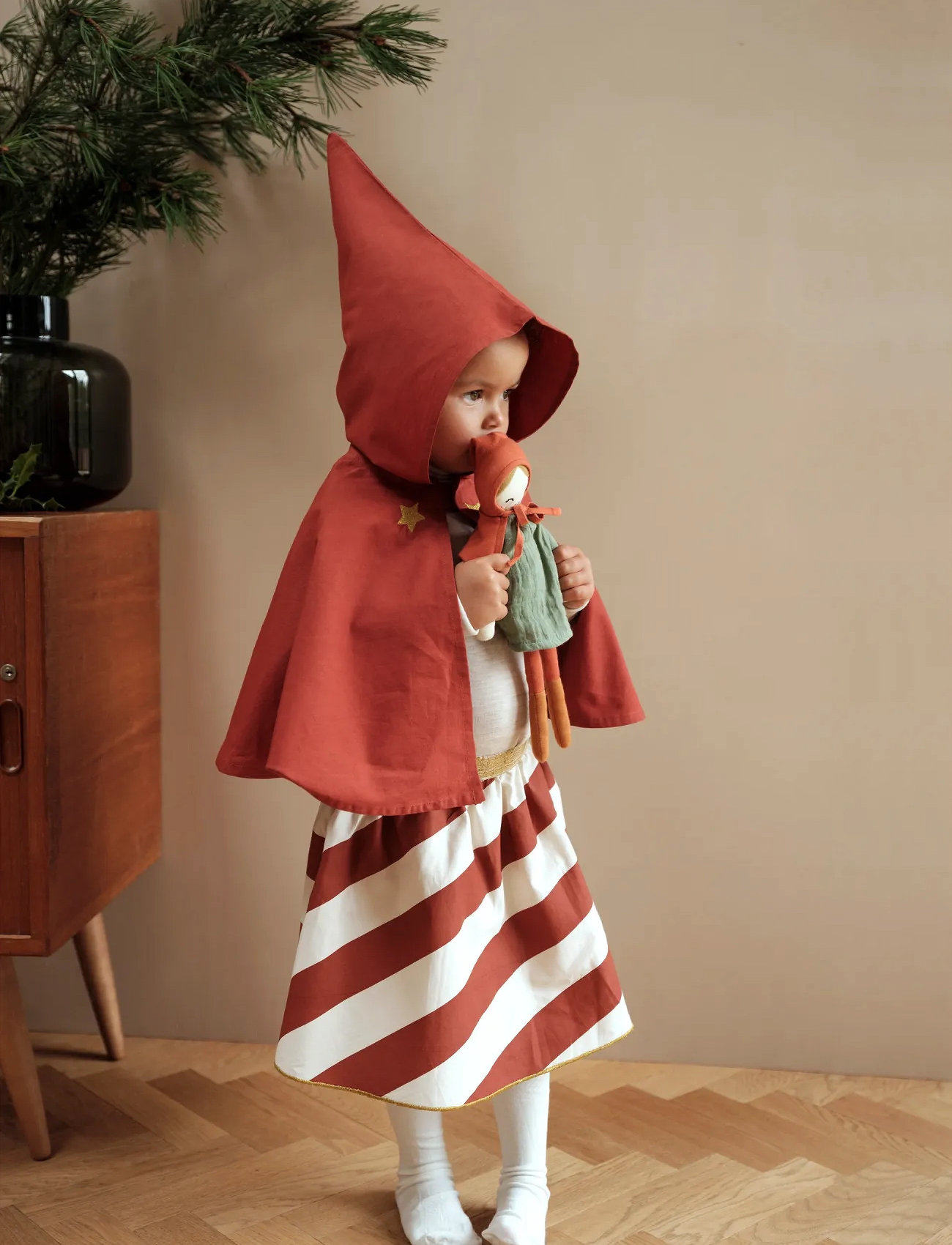 FABELAB Kleid-Up Elf Set - Rock Und Cape Patterned - One Size - Kinder