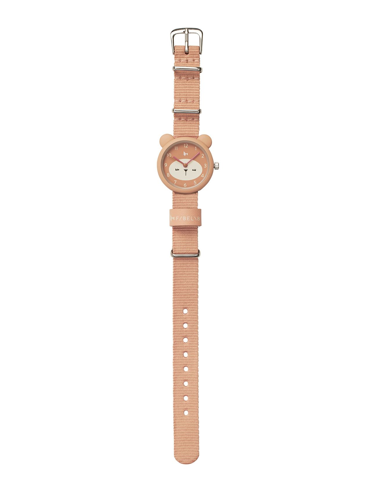 Kids Watch - Bear - Old Rose Accessories Watches Analog Watches Pink Fabelab