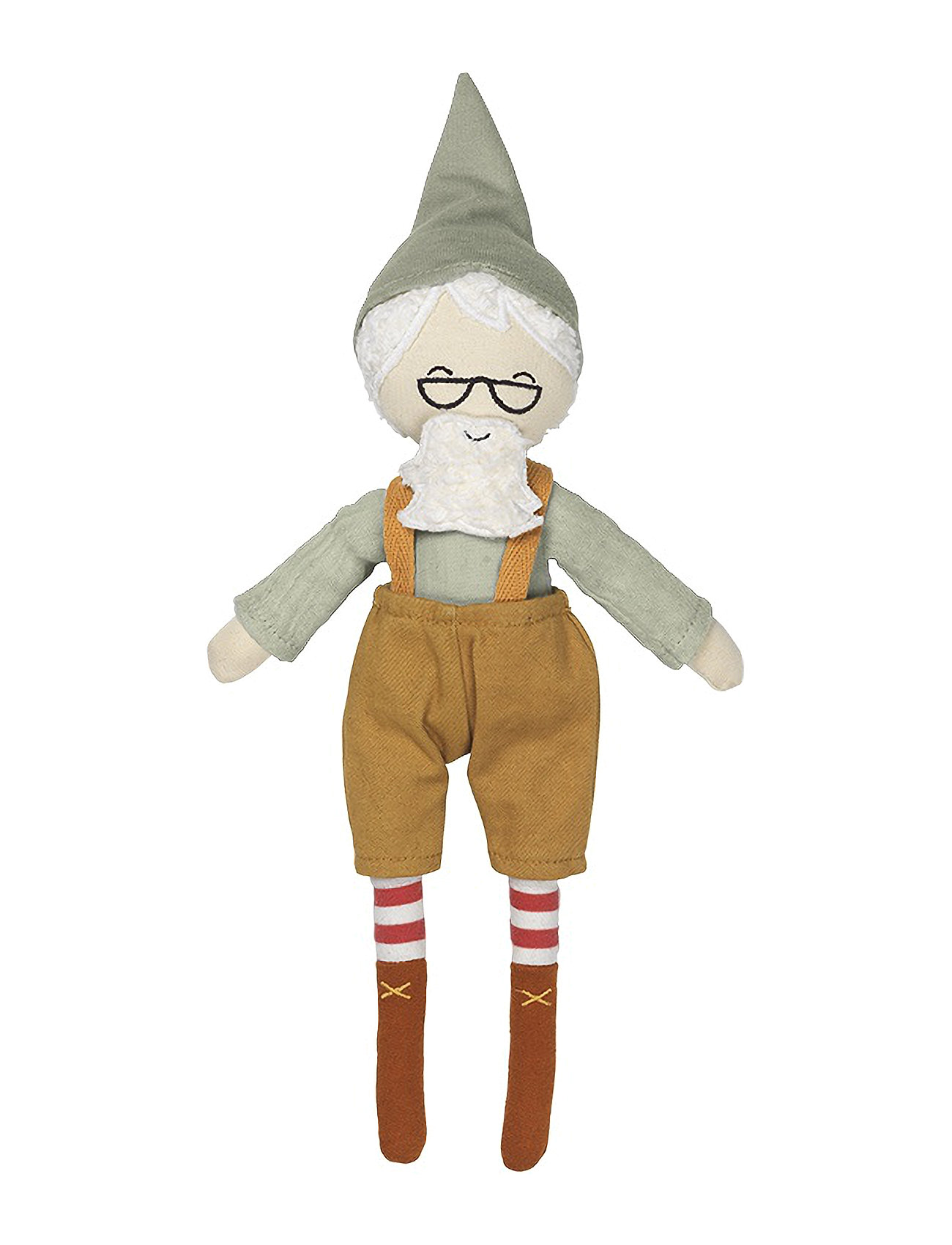 FABELAB Christmas Elf Doll - Grandpa Patterned - One Size - Kinder