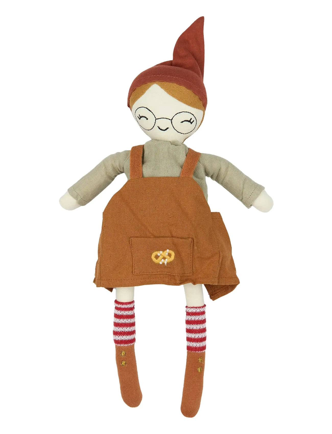 FABELAB Christmas Elf Doll - Nana Braun - One Size - Kinder