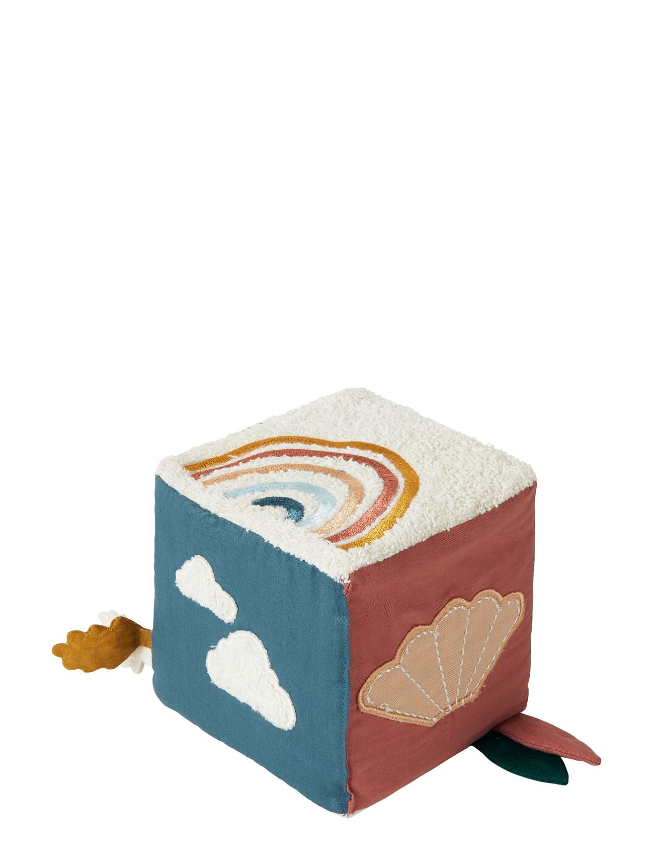 Fabric Cube - Nature Adventures Toys Baby Toys Educational Toys Activity Toys Multi/patterned Fabelab