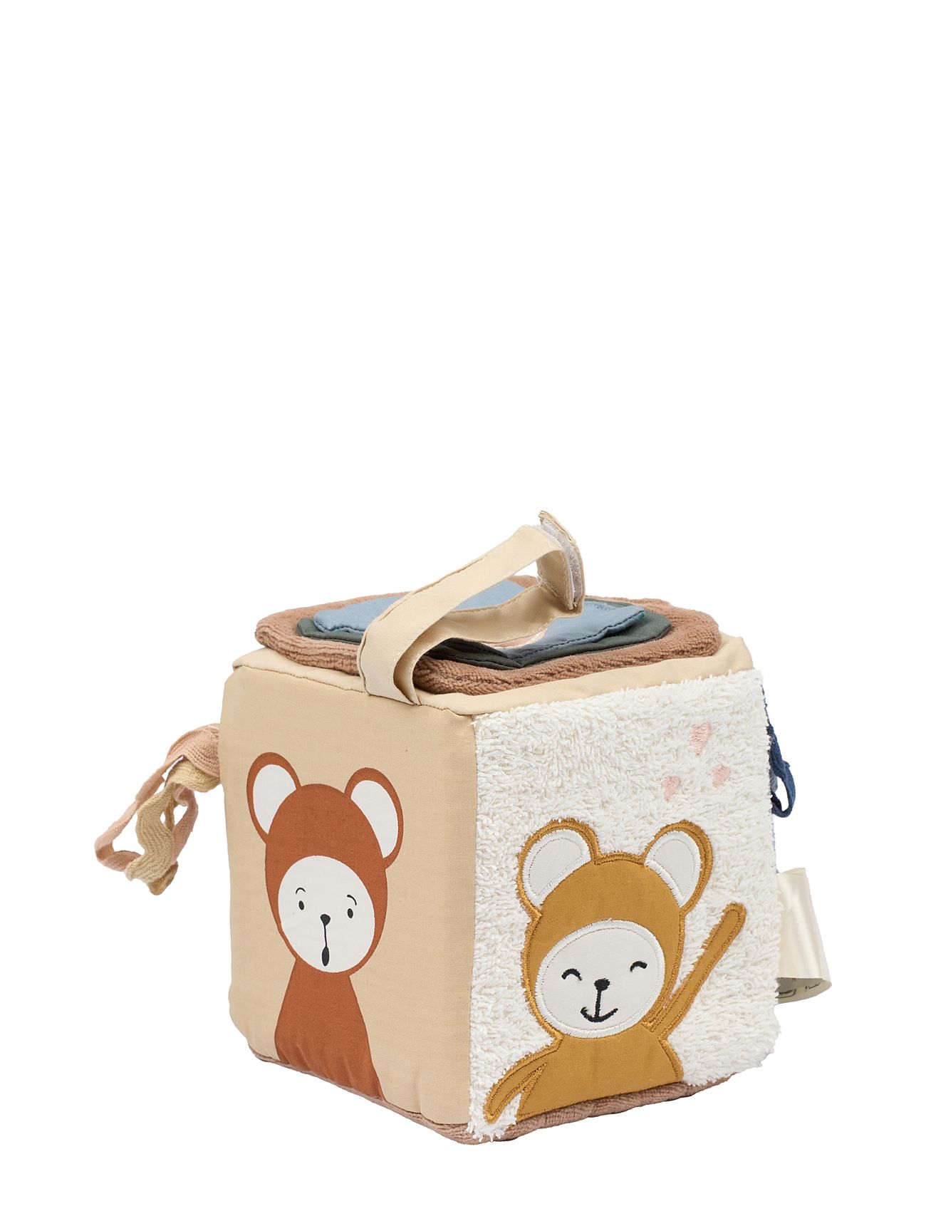 Fabric Cube - Bob Has Feelings Toys Baby Toys Educational Toys Interactive Toys Multi/patterned Fabelab