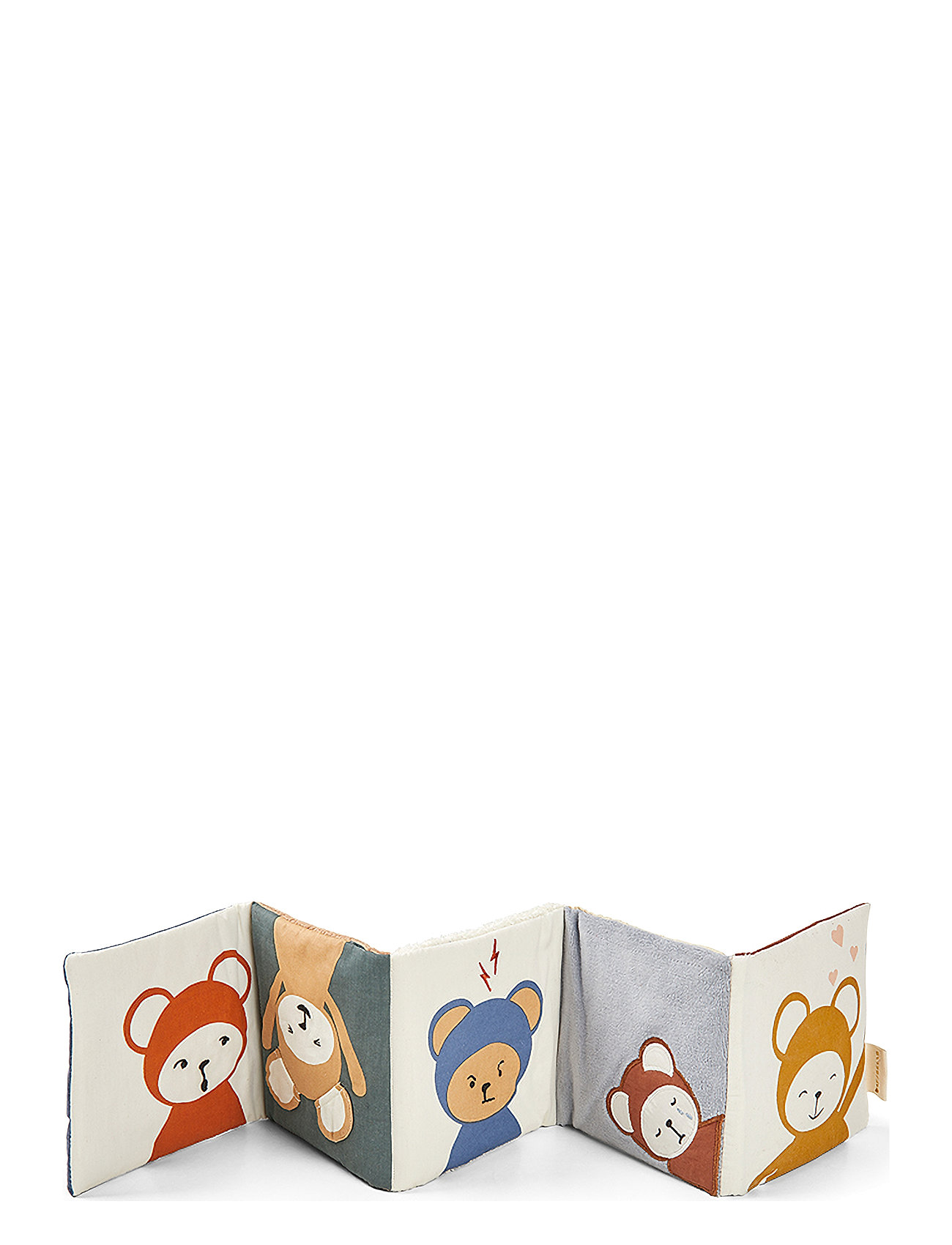 Fabric Book - Bob Has Fellings Toys Baby Toys Educational Toys Interactive Toys Multi/patterned Fabelab
