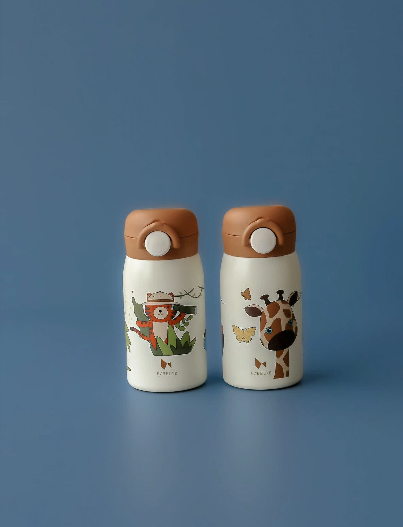 Fabelab Water Bottle - Small - Tiger, 320 ml, White, Hjem > Måltidstid, Børn