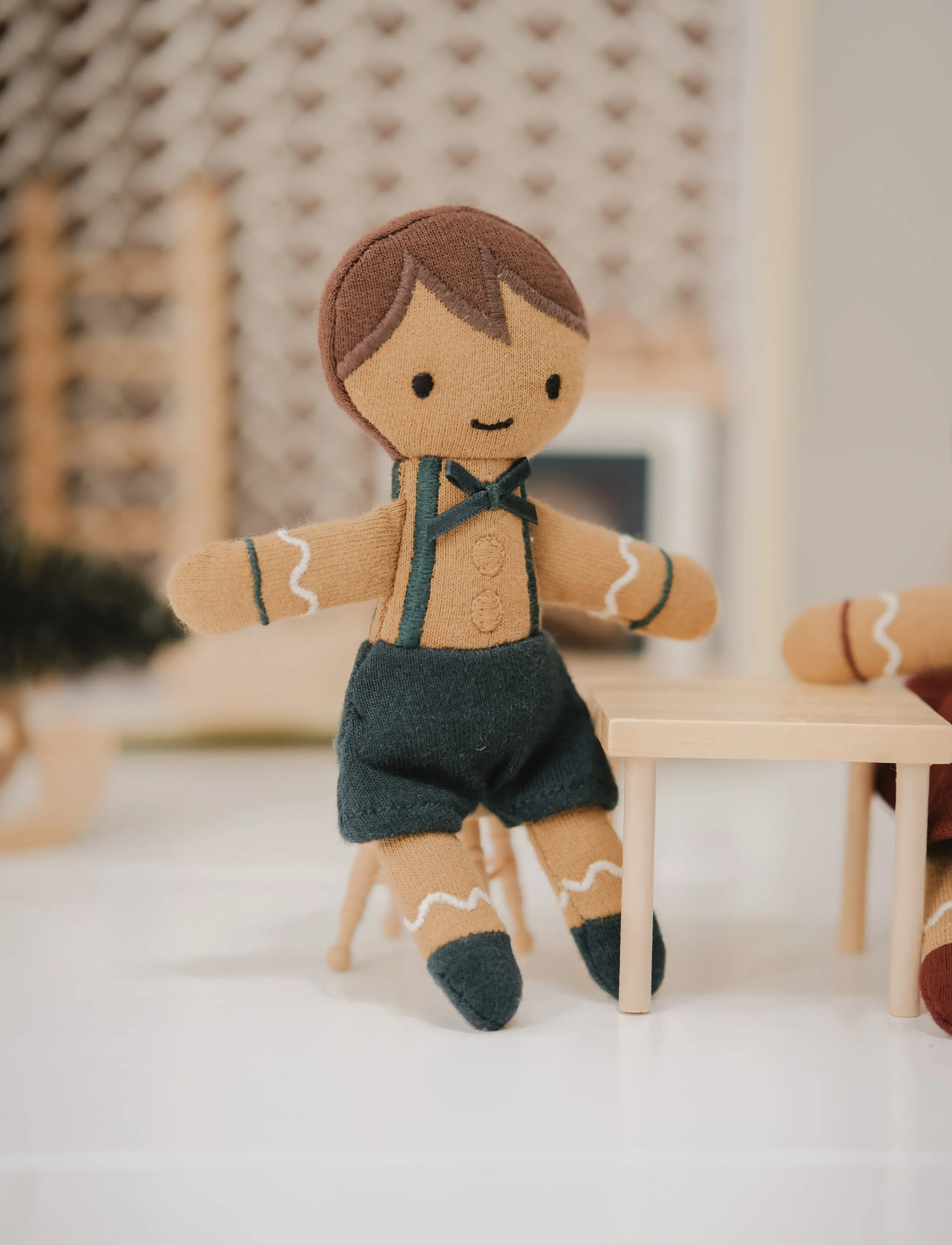 Fabelab Pocket Friend - Gingerbread Boy, One Size, Brown, Soft Legetøj > Stuffed Legetøj, Børn