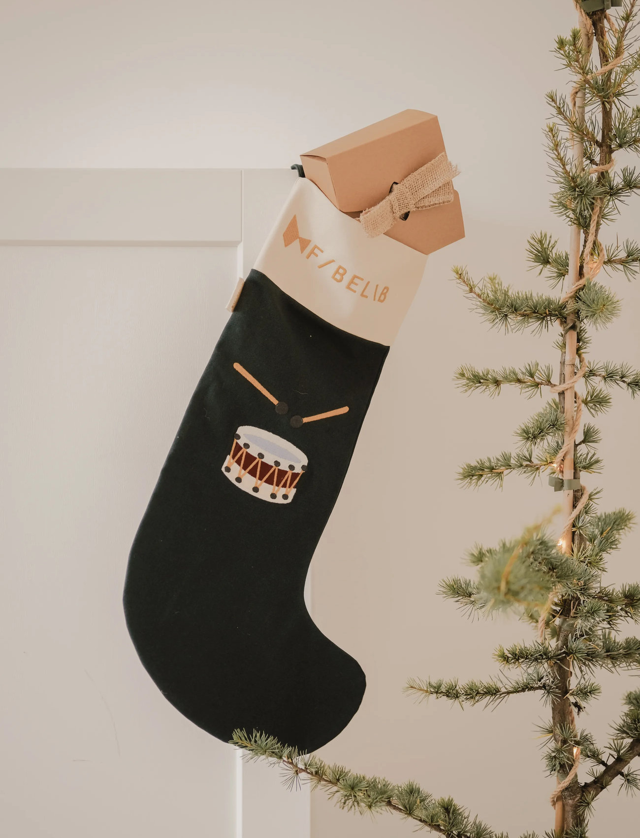 Fabelab Christmas Stocking Green, One Size, Green, Julepynt > Julekugler & Tilbehør Til Juletræer, Unisex