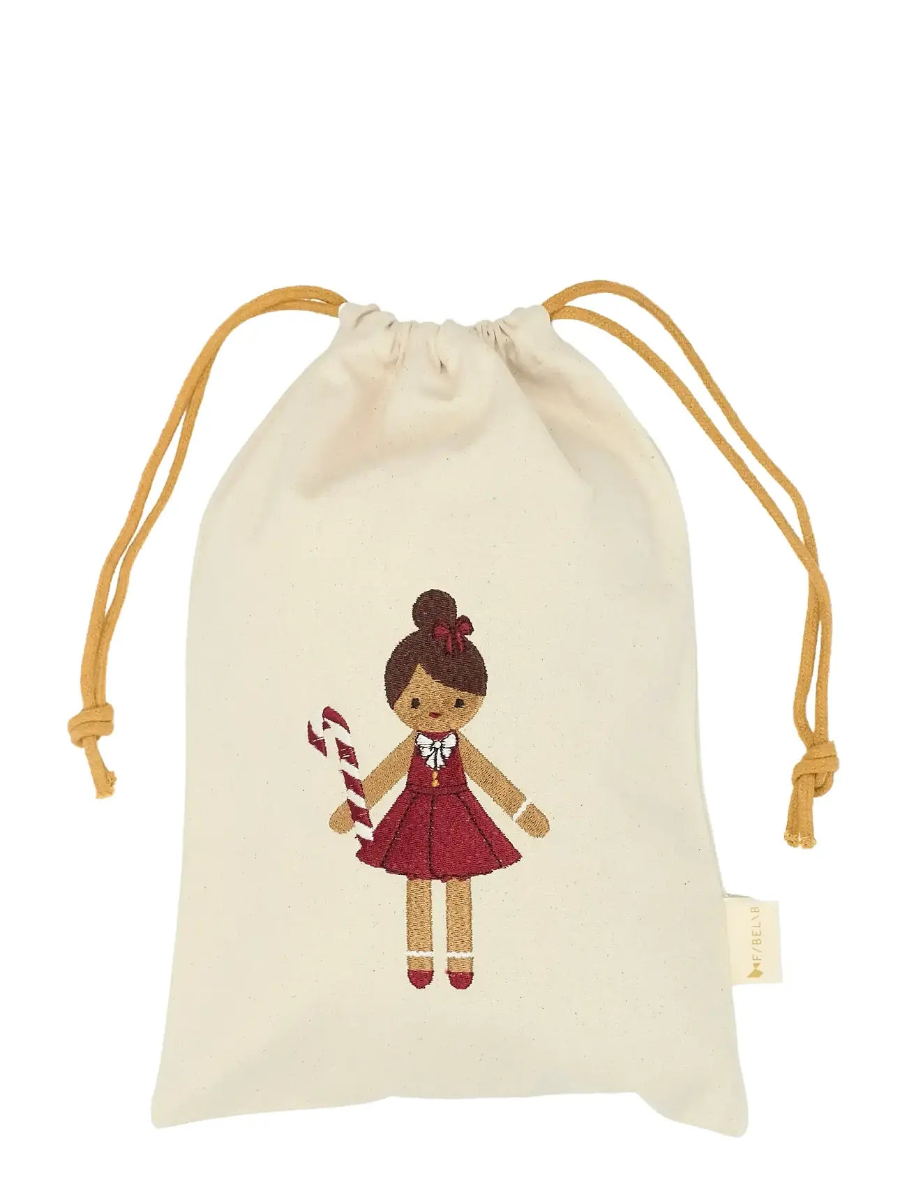 FABELAB Christmas Gift Taschen - Gingerbread G Cream - One Size - Kinder