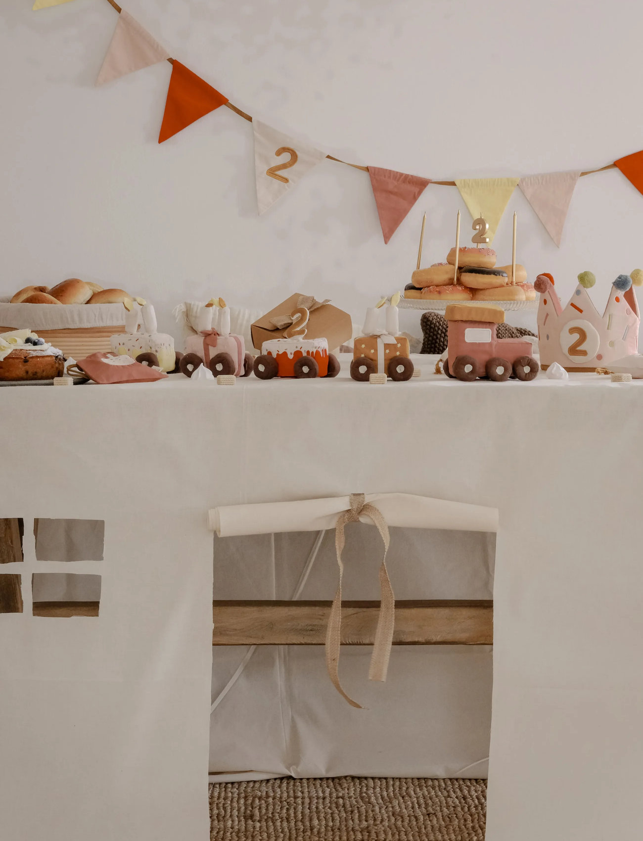 Fabelab Garland Rose Mix - Birthday, One Size, Multi/patterned, Indretning Til Børn > Festartikler, Børn