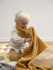 Fabelab - Baby blanket - Grid - Ochre - blankets - grid - ochre - 4