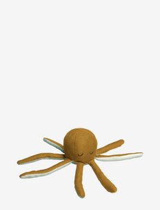 Rattle - Octopus - Ochre / Beach Gr - stuffed animals - ochre