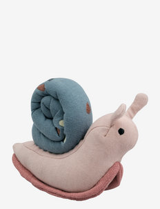 Soft Toy - Sussi Snail - stuffed animals - old rose