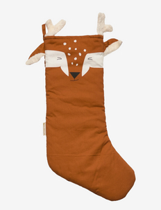 Christmas Stocking Deer - Cinnamon - ziemassvētku aksesuāri - cinnamon