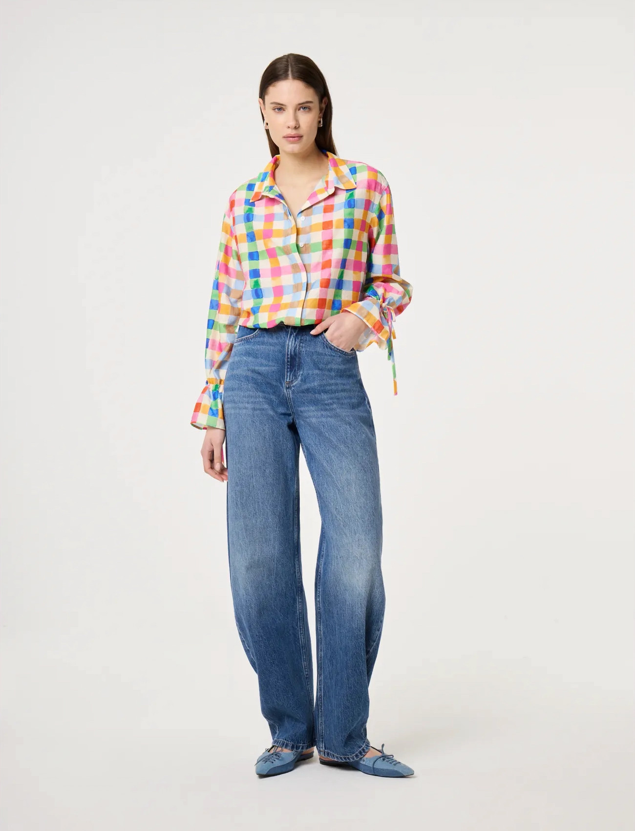 Fabienne Chapot Alicia Blouse, 40, Multi/patterned, Skjorter > Langærmede, Dame