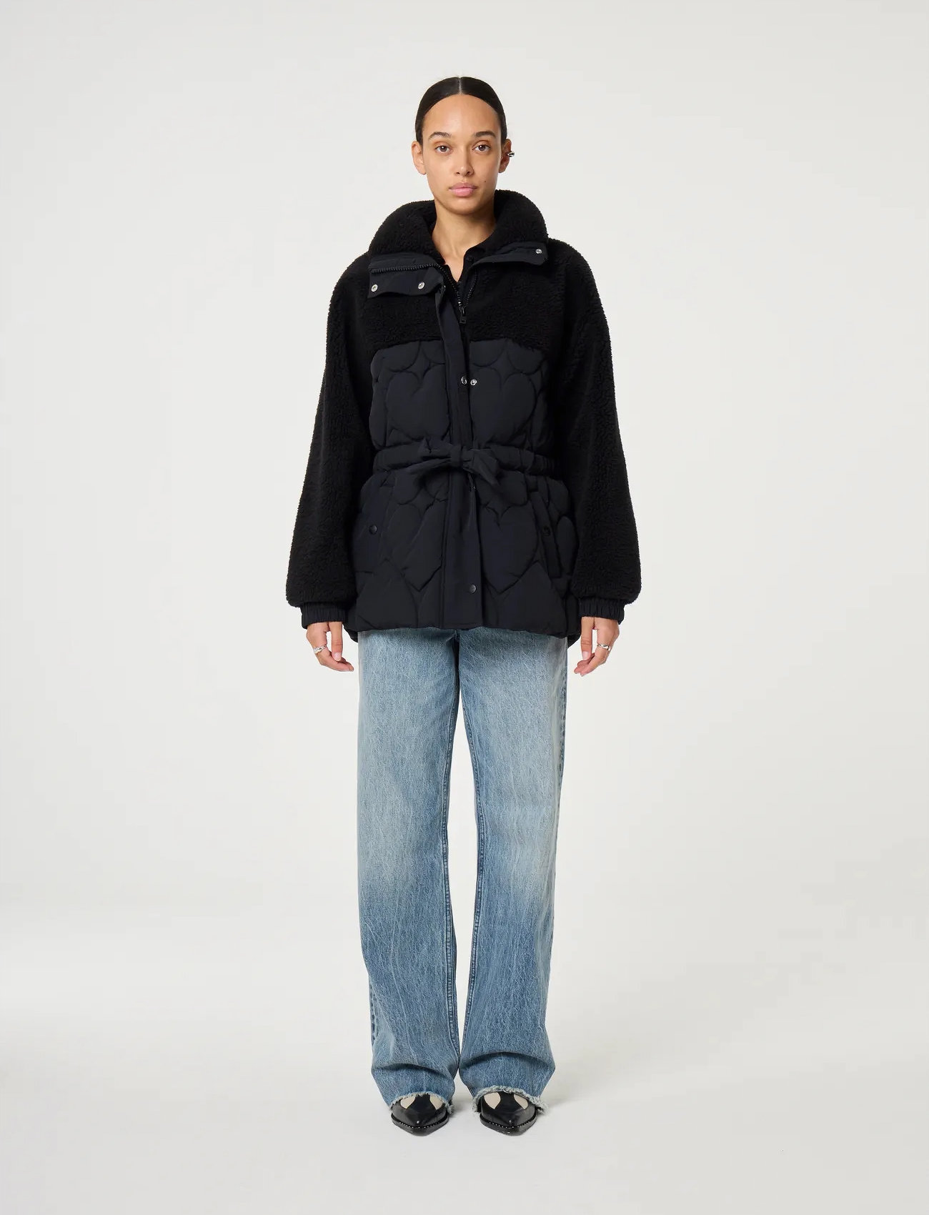 Fabienne Chapot Uma Coat, 40, Black, Jakker > Quiltede Jakker, Dame