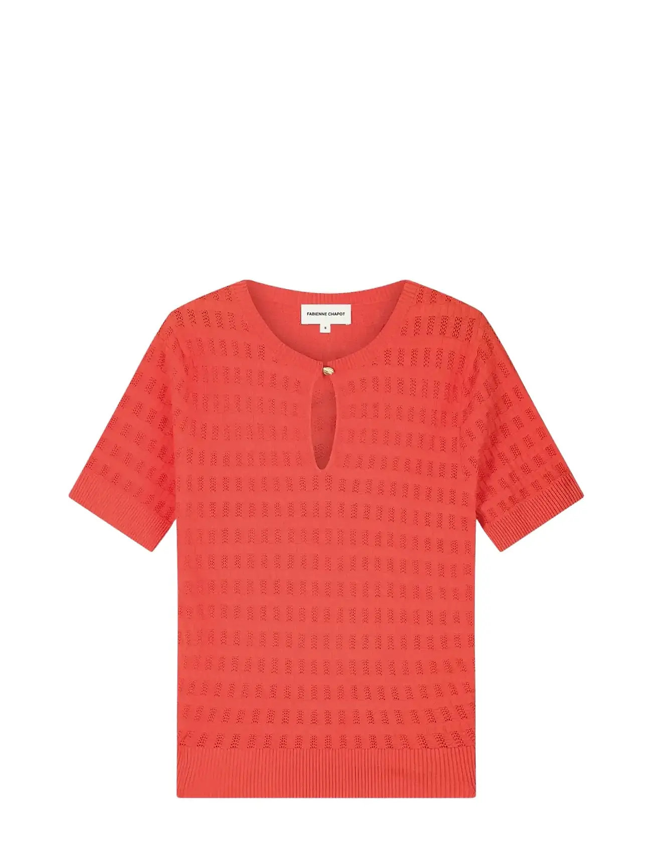 Fabienne Chapot Masja Pullover, S, Coral, Strik > Trøjer, Dame