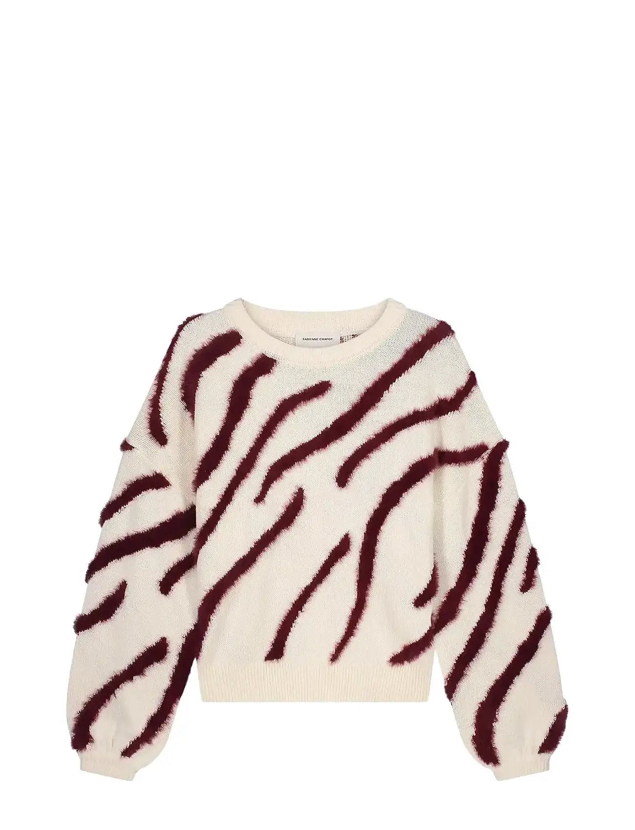 FABIENNE CHAPOT Zebra Pullover Cream - XS - Damen