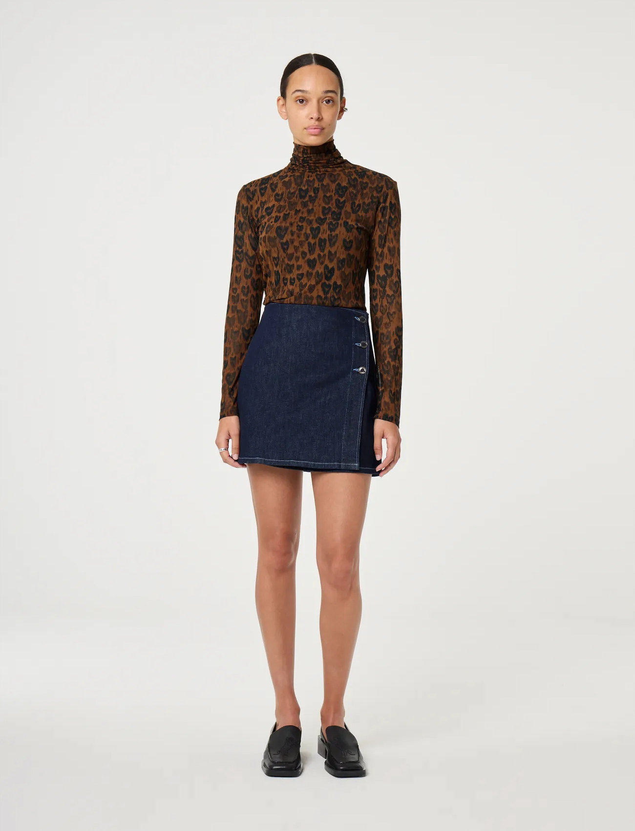 Fabienne Chapot Jane Top, XS, Brown, T-Shirts & Toppe > Langærmede, Dame