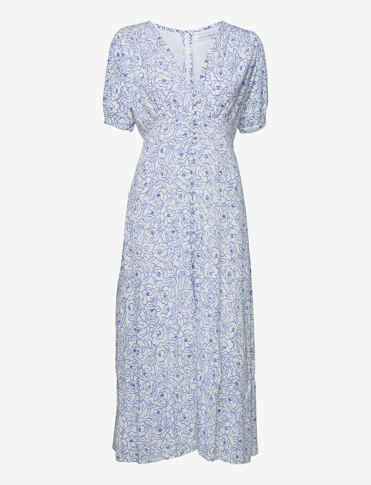 Faithfull The Brand Bellavista Midi Dress - KjÃ³lar | Boozt.com