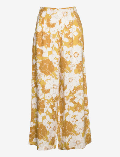MALTA PANTS - wide leg trousers - potenza floral print