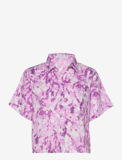 DERYN SHIRT - chemises en jeans - roos tie dye - violet