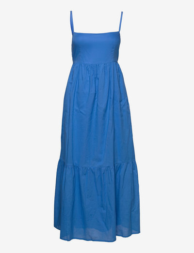 KATYA MAXI DRESS - vasaras kleitas - plain mediterranean blue