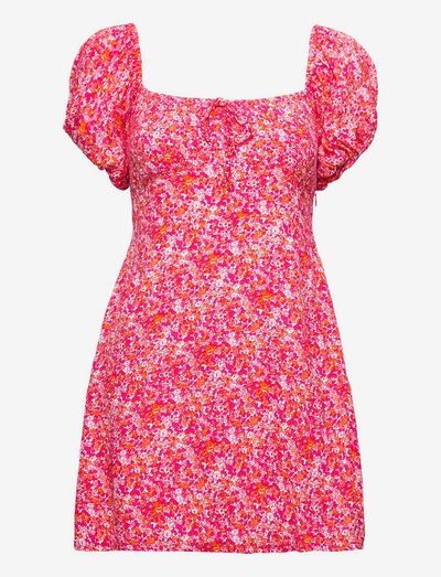 LOVITA MINI DRESS - vasarinės suknelės - almona floral print