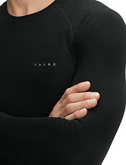 Falke Sport - WT Light Longsleeve Shirt Regular m - bluzki termoaktywne - black - 5