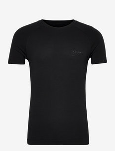 WT Light Shortsl. Shirt Regular m - super- & ullundertøy overdeler - black