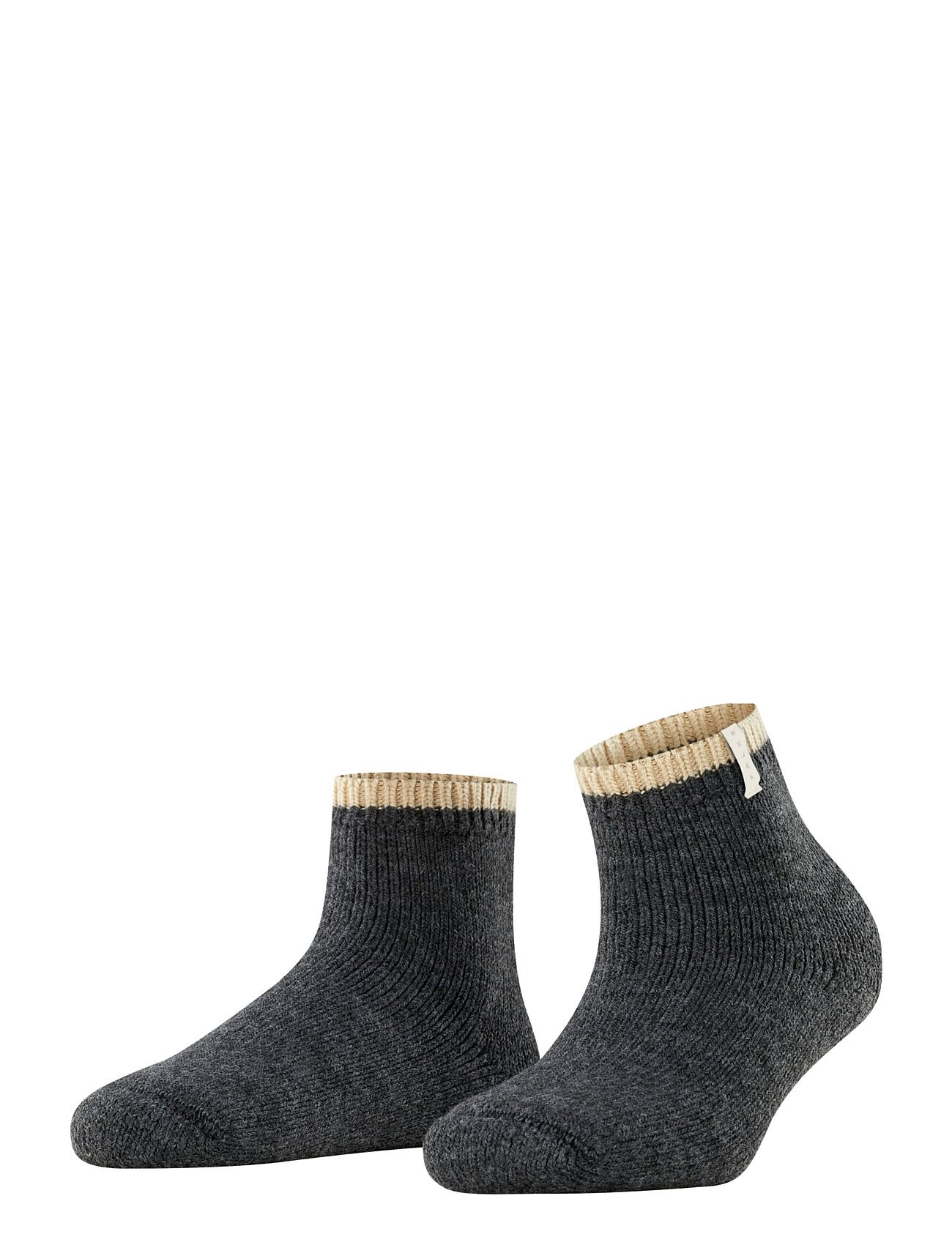 Cosy Plush Full Plush Lingerie Socks Footies-ankle Socks Grey Falke Women