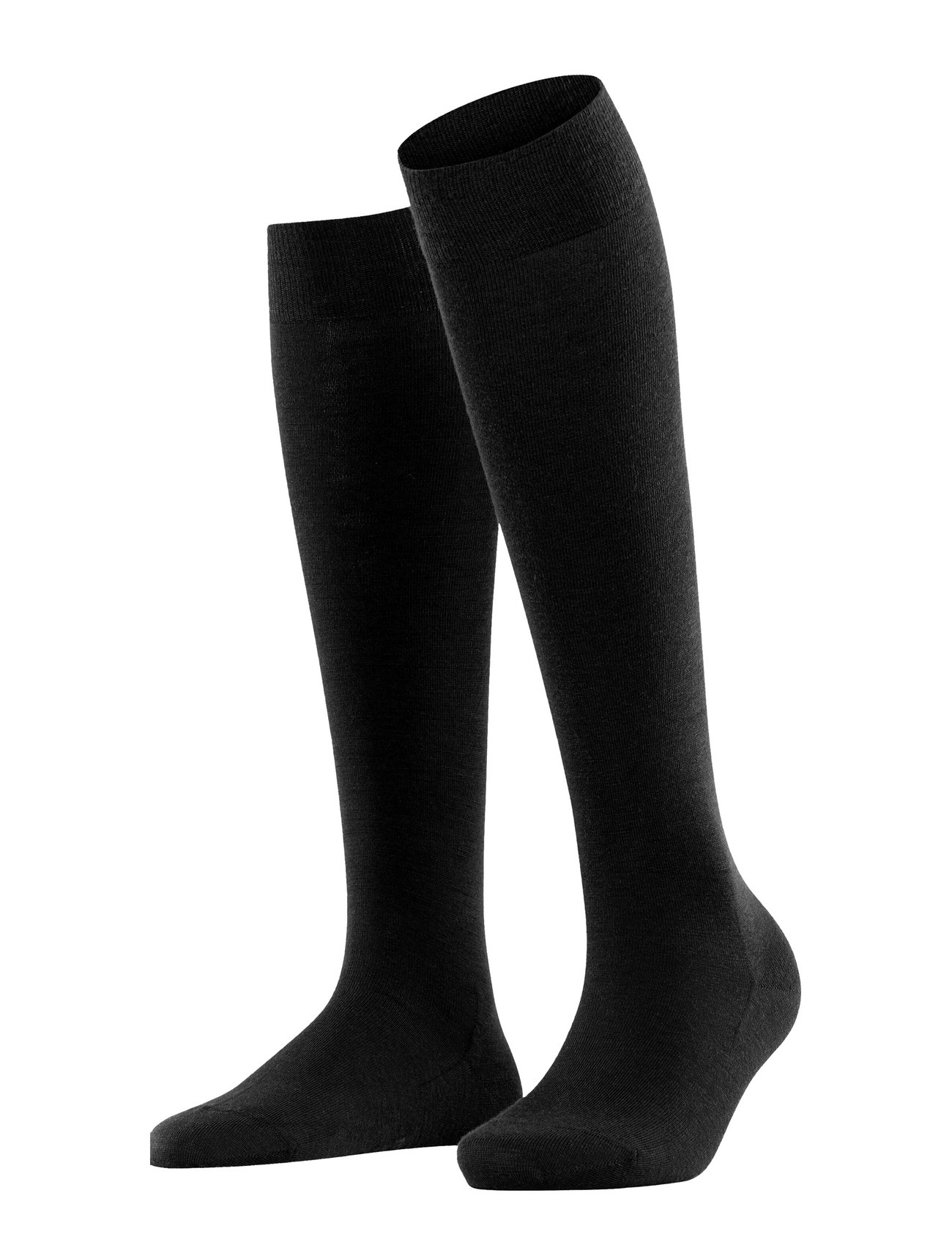 Softmerino Pressure-Free Toe Lingerie Socks Knee High Socks Black Falke Women