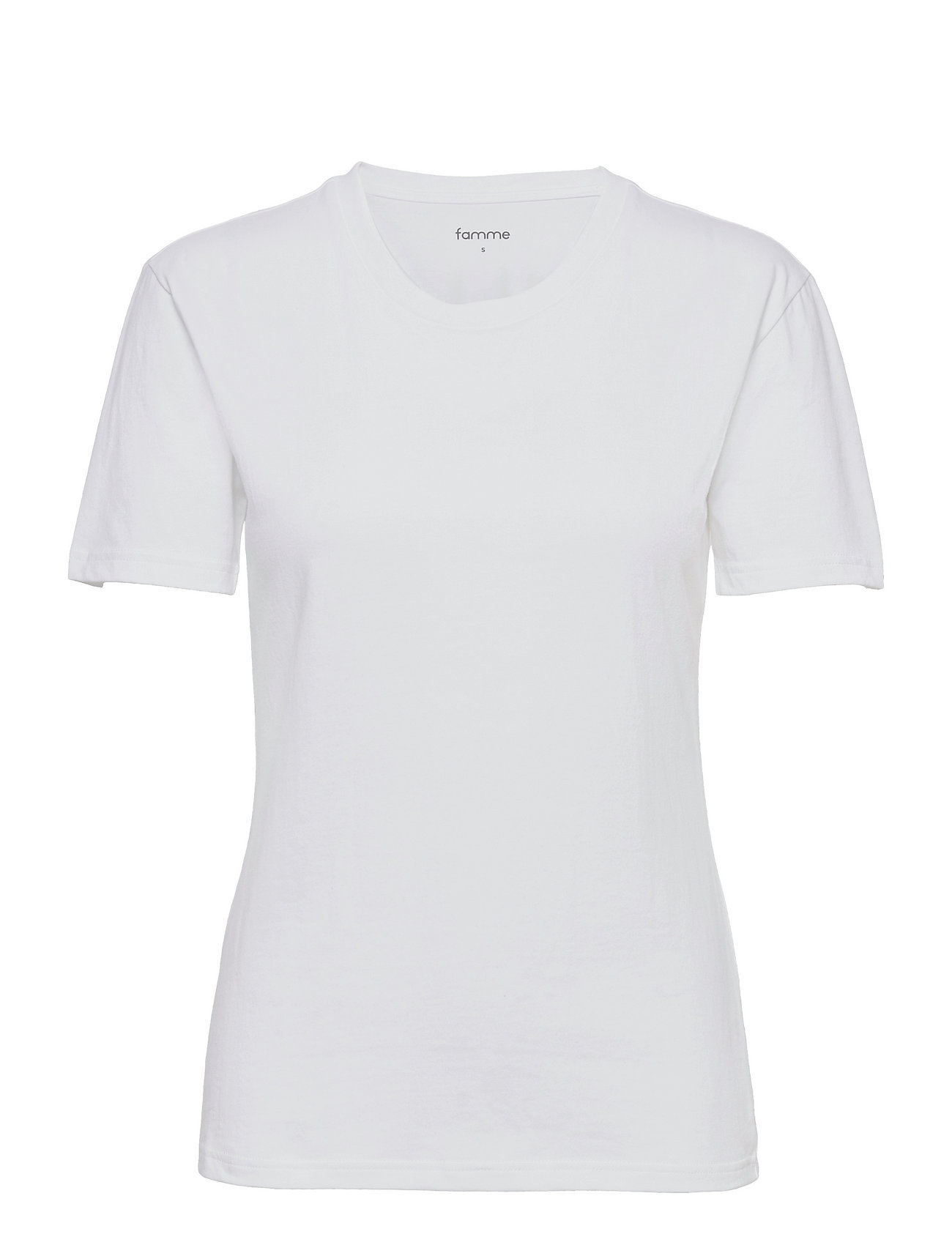 Pure Slim Fit T-Shirt Sport T-shirts & Tops Short-sleeved White Famme