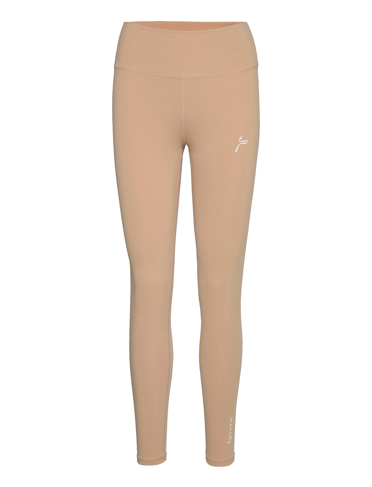 Scrunch Tights Sport Running-training Tights Beige Famme