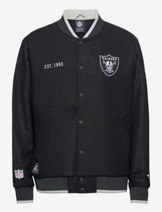 Las Vegas Raiders Letterman Team Jacket - bomber jackets - black