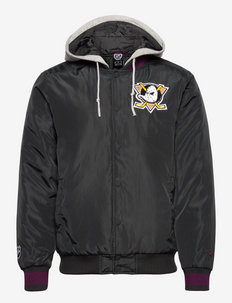 Anaheim Ducks Sateen Jacket - bomber jackets - black